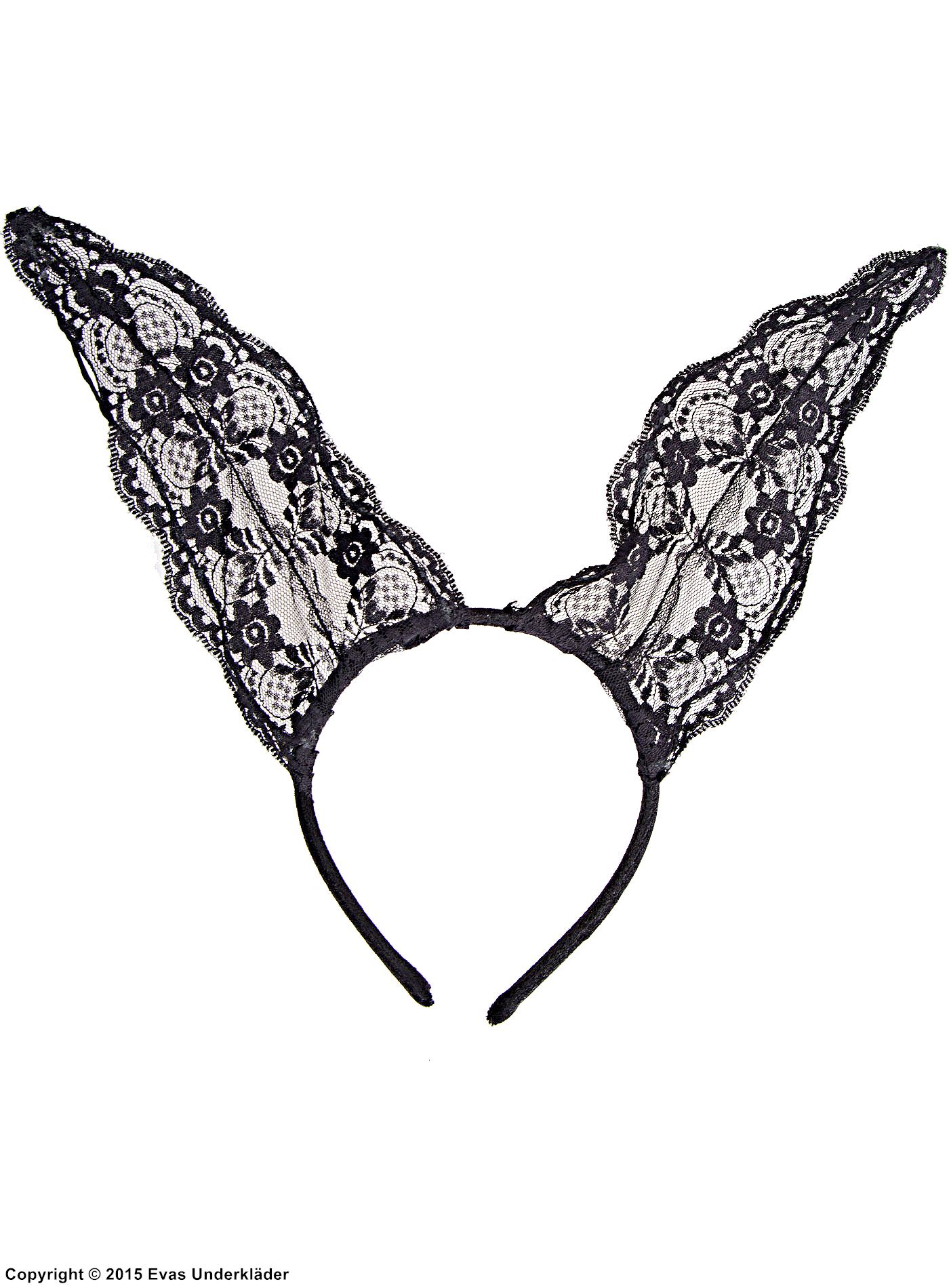 Bunny (woman), costume headband, lace, ears